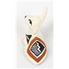 Image 5 : Acoma Hand Painted Ceramic Pottery Fawn by P Jim