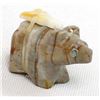 Image 3 : Zuni Picasso Marble Bear Fetish by Al Lasiloo