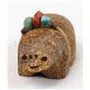 Image 2 : Zuni Sandstone Bear Fetish by Felino Eriacho