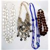 Image 6 : 4 Handbeaded Necklaces by Kathy Kills Thunder
