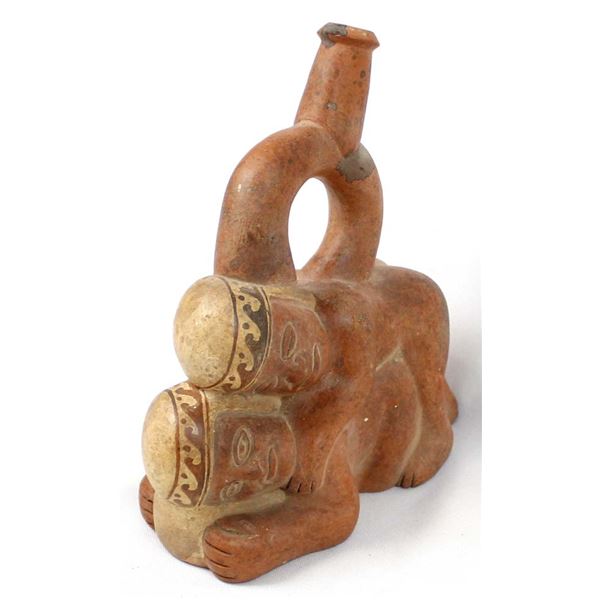 Moche' Culture Erotica Stirrup Pottery Replica