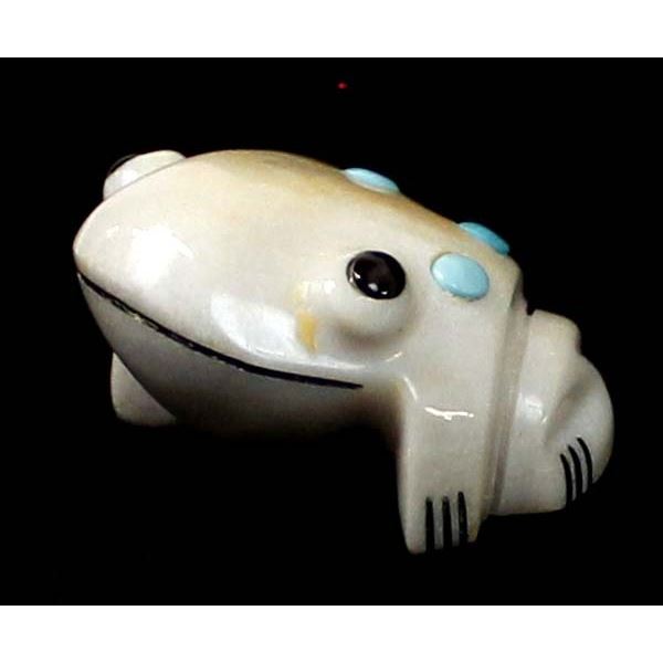 Zuni Antler Frog Fetish by Gabe Sice