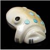 Image 4 : Zuni Antler Frog Fetish by Gabe Sice