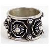 Image 3 : Taxco Sterling Wide Band Ring, Size 7
