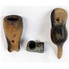 Image 7 : 3 Native American Pottery Pipes