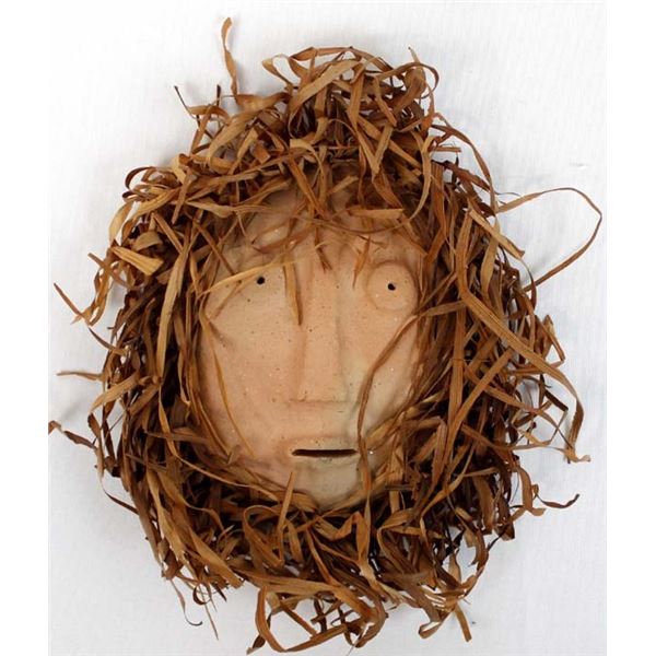 Taos Pueblo Micaceous Clay Pottery Mask