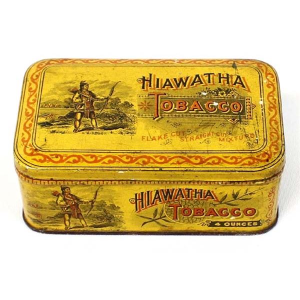 Rare Antique Hiawatha Tobacco Tin