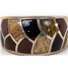 Image 3 : Sterling Inlay Ring, Size 11