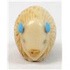 Image 2 : Zuni Carved Tagua Nut Buffalo Fetish, Gale Lucio