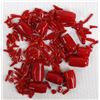 Image 1 : Collection of Loose Red Coral Beads