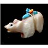 Image 1 : Zuni Pink Mother of Pearl Bear Fetish