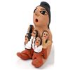 Image 1 : Navajo Pottery Storyteller by Geneve Bitonie