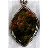 Image 2 : Sterling Unakite Earrings