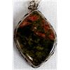 Image 3 : Sterling Unakite Earrings