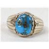 Image 2 : Navajo Sterling Turquoise Ring, Size 11.25