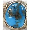 Image 3 : Navajo Sterling Turquoise Ring, Size 11.25