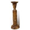Image 3 : 2 Large Hand Carved Wood Candleholders