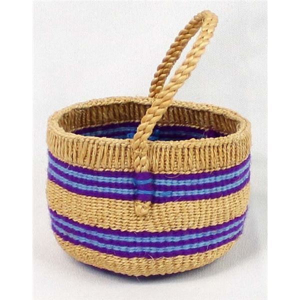 Kenyan Kamba Sisal Tightly Woven Basket