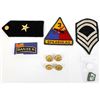 Image 1 : Collection of Military Patches and Buttons