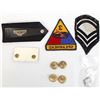 Image 8 : Collection of Military Patches and Buttons
