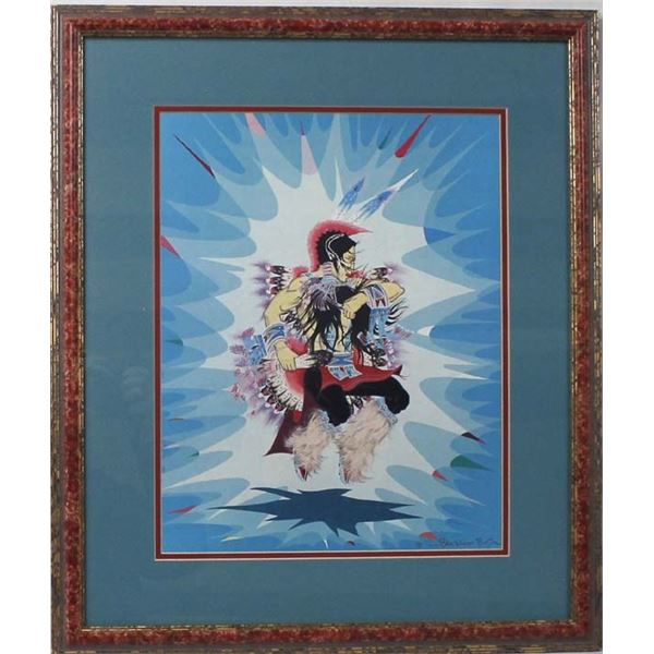 Kiowa Comanche Framed Print by Blackbear Bosin