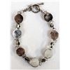 Image 6 : Vintage Mexican Sterling Multi-Stone Bracelet
