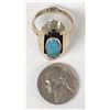 Image 10 : Navajo Sterling Turquoise Ring, Size 10.5