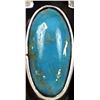 Image 3 : Navajo Sterling Turquoise Ring, Size 10.5