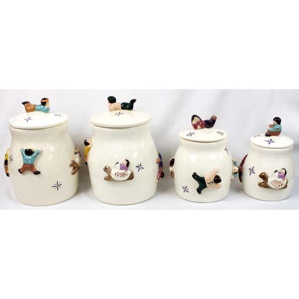Southwestern Storyteller Arts Canister Set