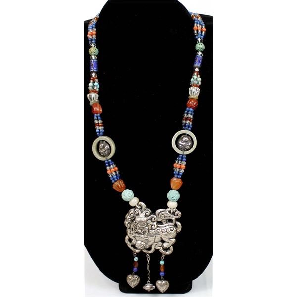 Bold Tibetan Beaded Necklace