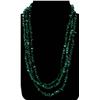 Image 1 : 3 Strand Malachite Nugget Necklace