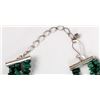 Image 6 : 3 Strand Malachite Nugget Necklace