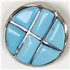 Image 2 : Native American Zuni Sterling Turquoise Cufflinks