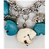 Image 2 : Howlite and Turquoise Magnesite Fetish Bracelet