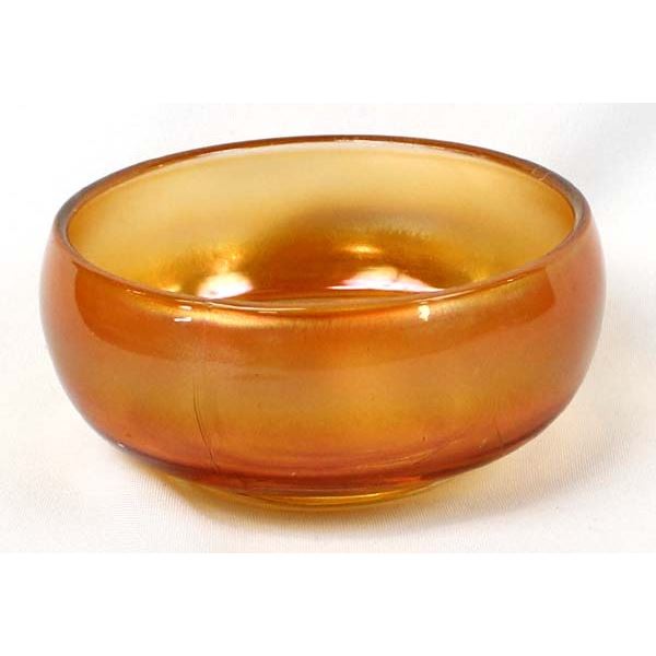 Vintage Marigold Iridescent Carnival Glass Bowl