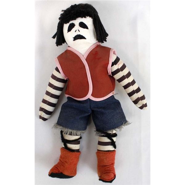 Hand Crafted Cloth Koshare Clown Doll