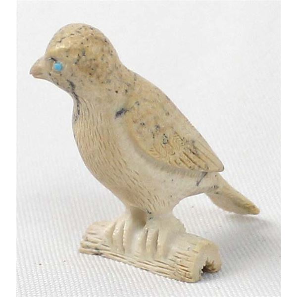 Native American Zuni Carved Antler Bird Fetish