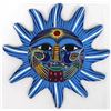 Image 1 : Mexican Hand Painted Redware Pottery Sun
