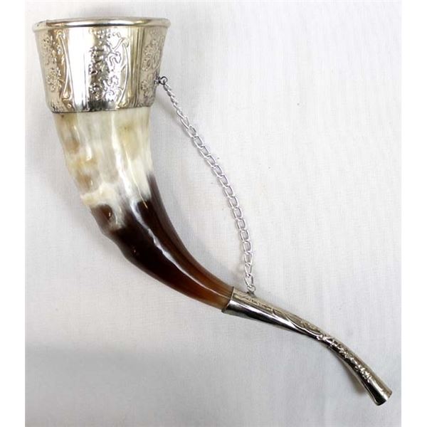 Viking Style Hanging Horn Drinking Cup