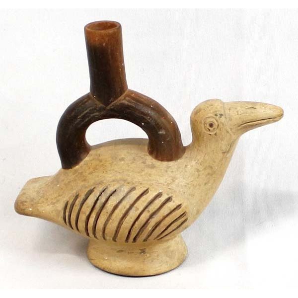 Moche' Culture Stirrup Pottery Replica