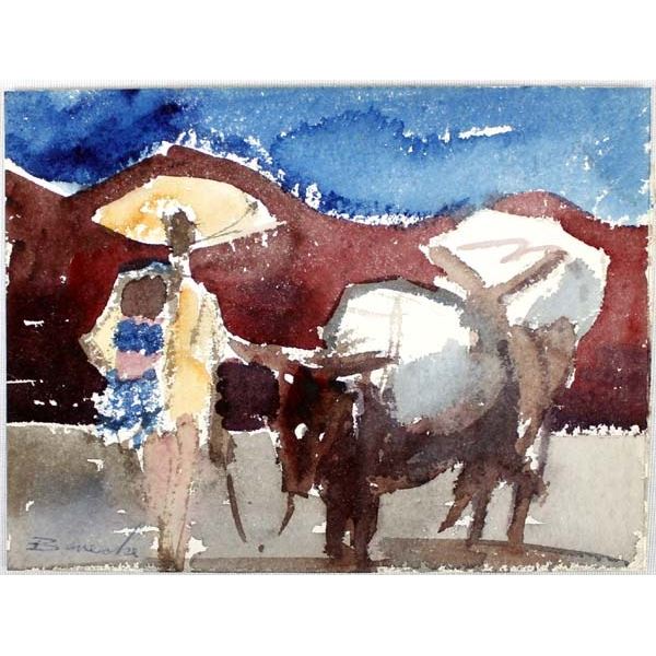 Original Watercolor Painting by William Benecke (1934-2001)