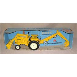 IH 3444 Loader Backhoe in Blue Box