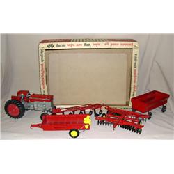 MF 175 5pc Farm Set in Barn Box