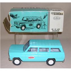 Tonka 1965 Mini Jeep Wagoneer in Light Blue