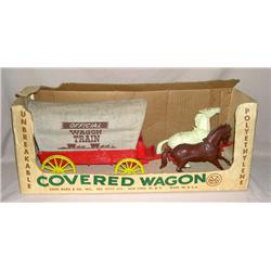Marx #1370 Official Wagon Train Covered Wagon in Display Box
