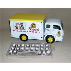 1955 WHITE Borden's Milk Delivery Truck by Danbury Mint