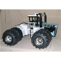 Big Bud 16V-747 BAFUS BLUE w/ BLACK CAB & Chrome Super Swamper Duals "RICE SPECIAL"