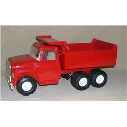 IH Loadstar Red Dump Truck w/ all White Wheels