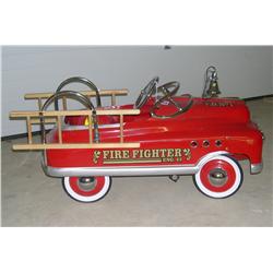 New Fire Truck Pedal Car