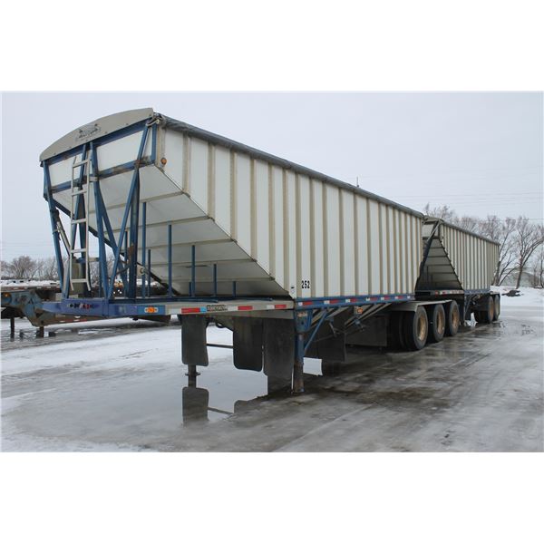 2000 Load King Super B Grain trailers CVIC 5/22, SN's 2LDAH2839YE033532 & 2LDAH302XYE033533, 11X24.5